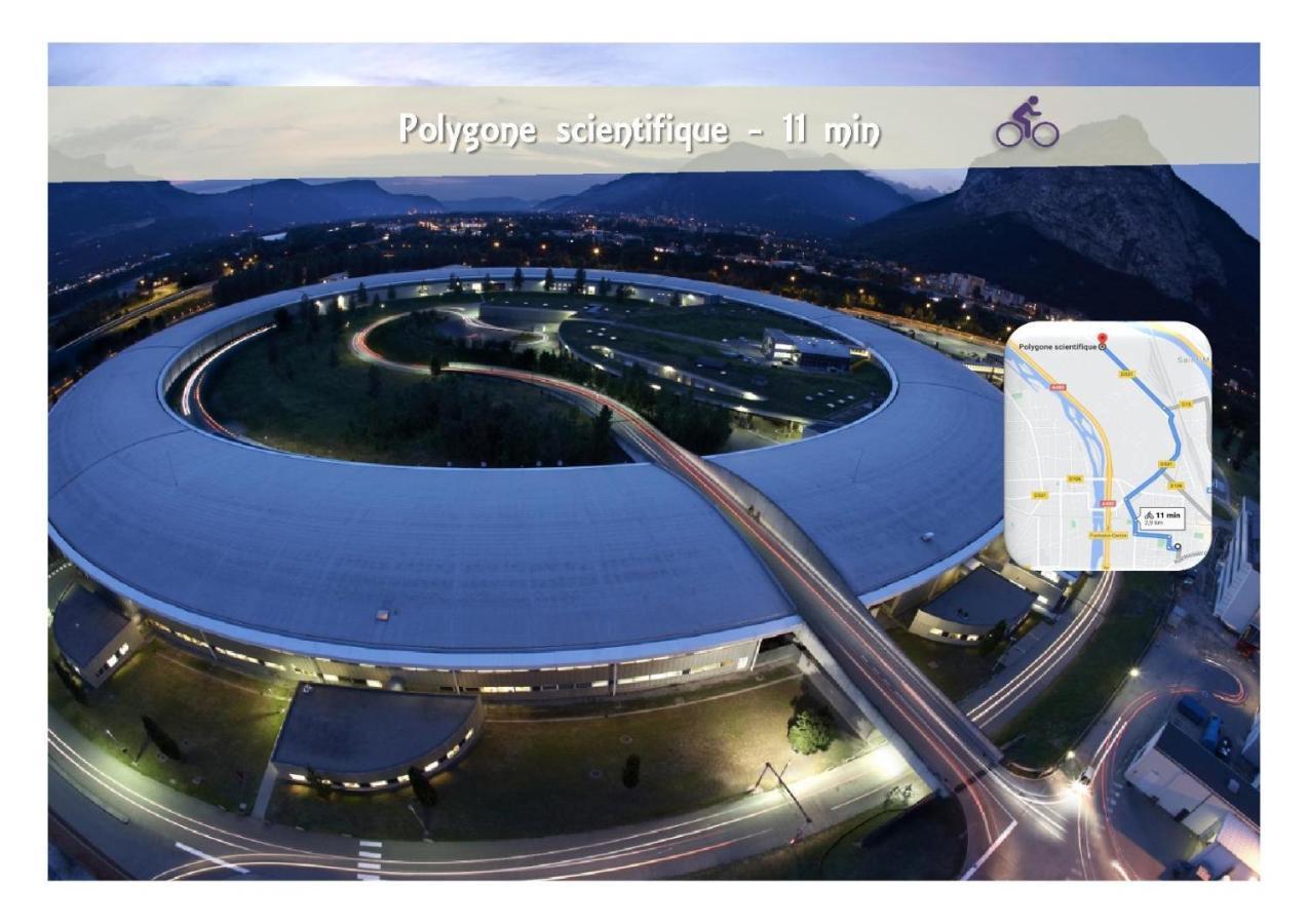 Le 62 - Spacieux T2 Avec Jardin, Parking & Tramway Grenoble Ngoại thất bức ảnh